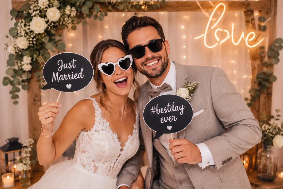 Fotobox bei Hochzeit in Düsseldorf — private Feiern mit Sofortdruck